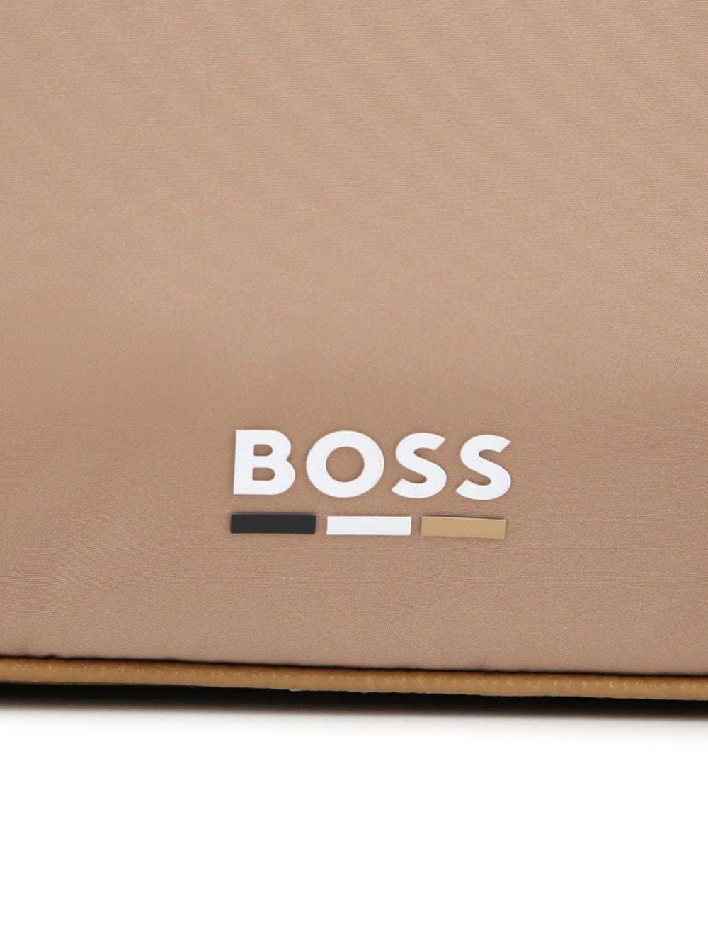 Beige mother bag with logo