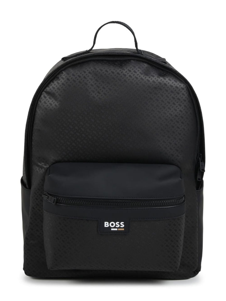 Black backpack for children