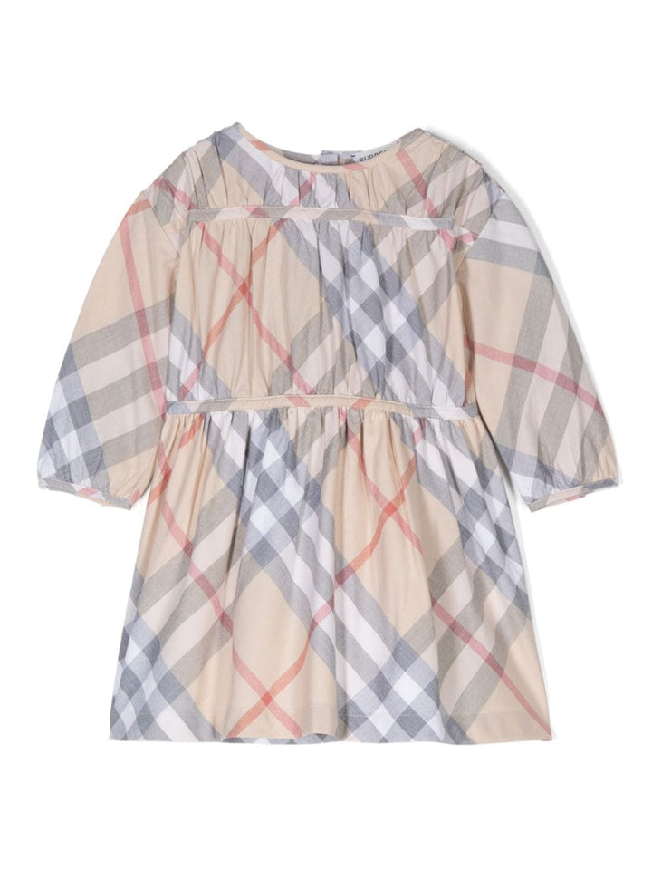 Abito beige/multicolor per neonata 8090096 A2205 Burberry Kids 