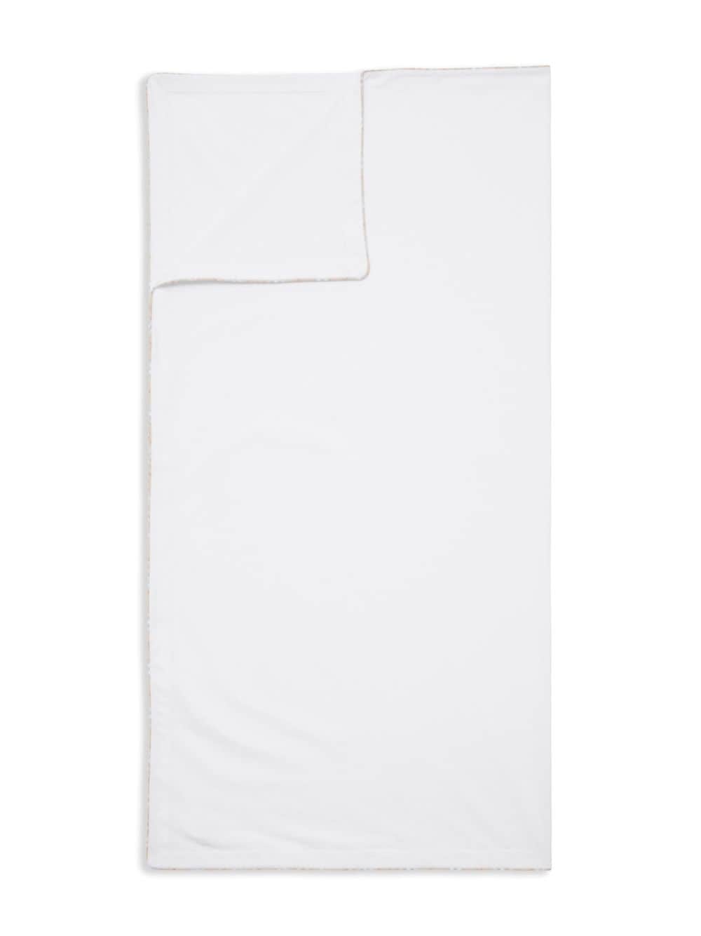 Coperta per neonato in cotone bianca 8091866 A1464 Burberry Kids 