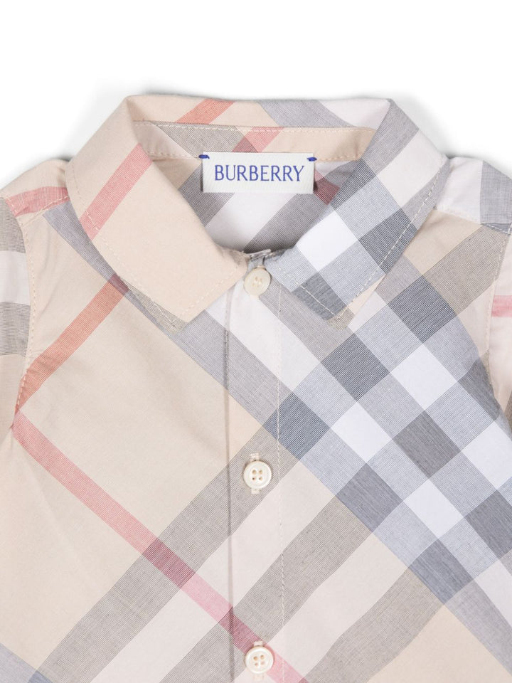 Tutina beige/multicolore per neonata 8092758 A2205 Burberry Kids 