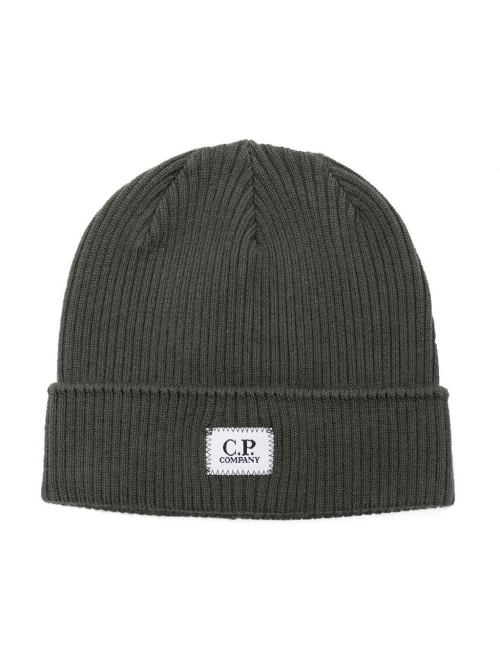 Cappello verde scuro per bambino CUX009LHE71 31233 C.P Company Kids 
