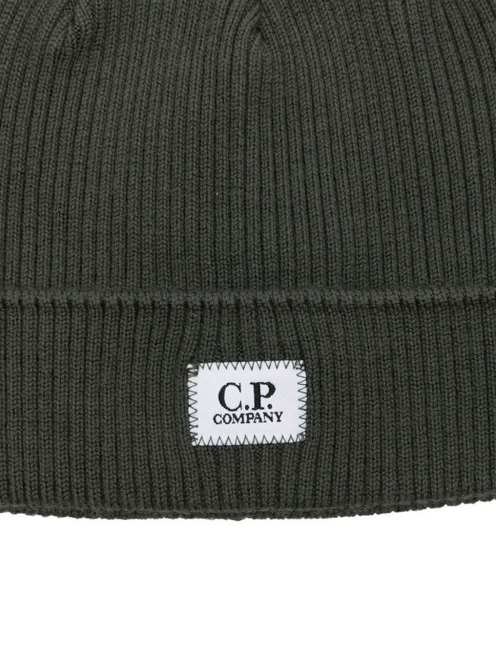 Cappello verde scuro per bambino CUX009LHE71 31233 C.P Company Kids 