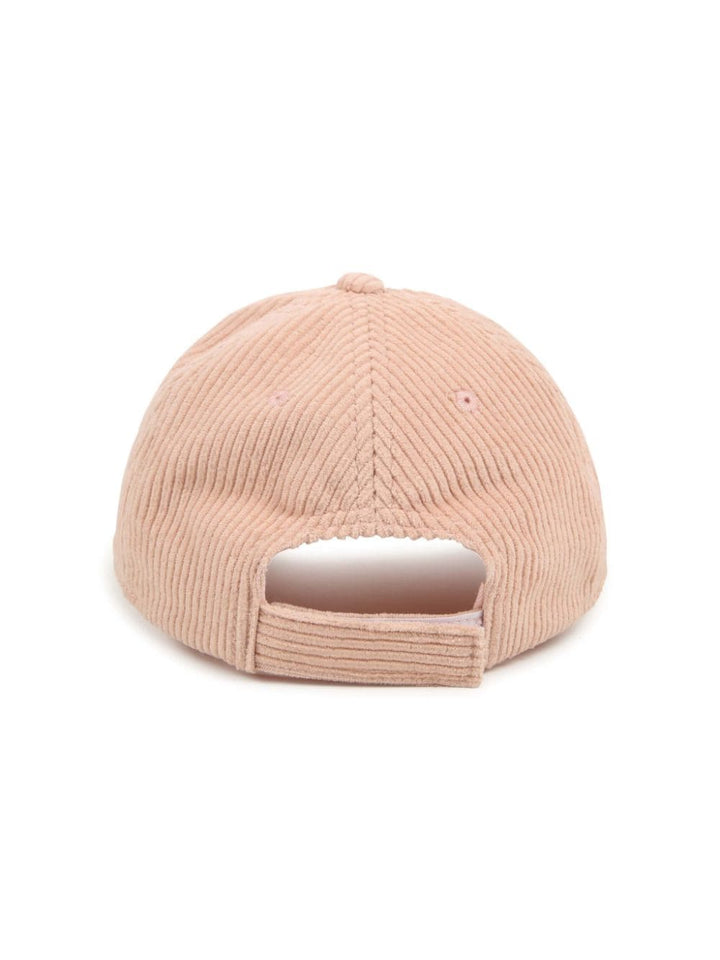 Pink hat for girls with logo