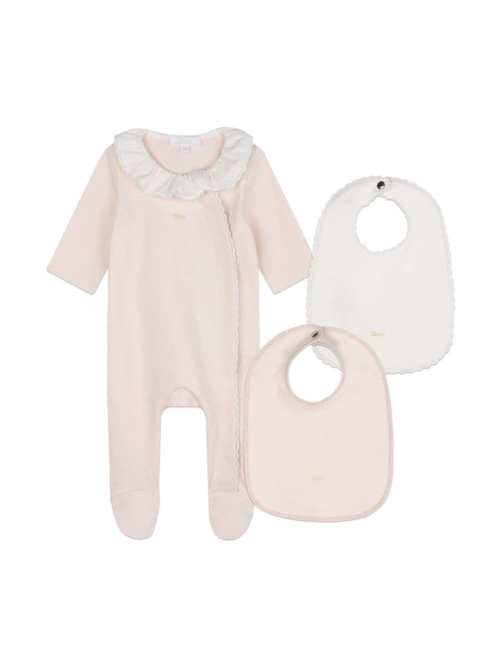 Pink onesie for baby girls