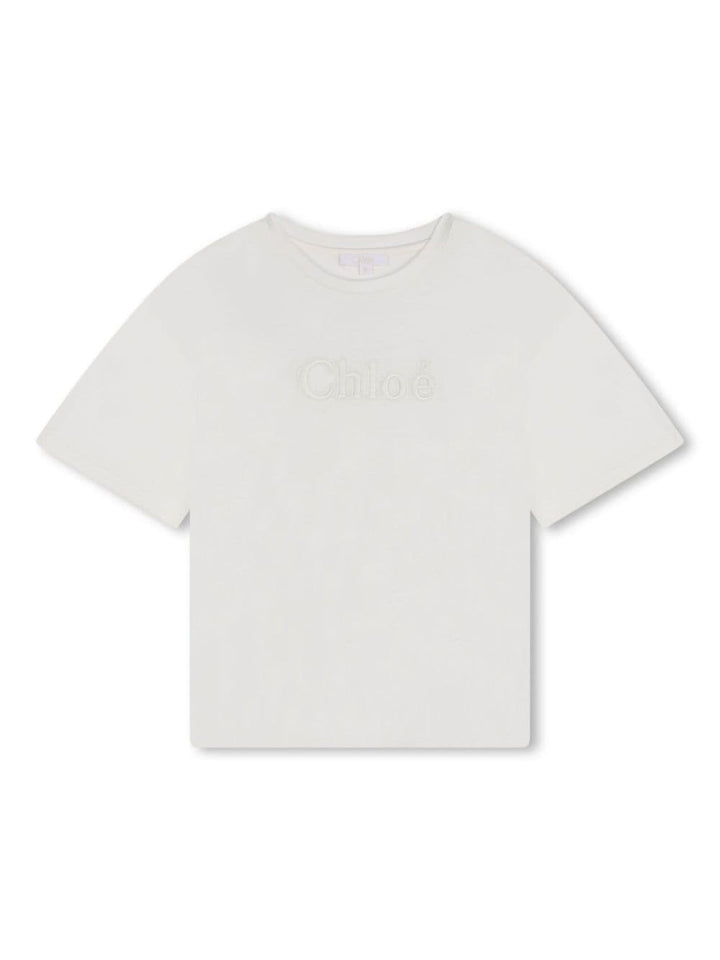 White T-shirt with logo