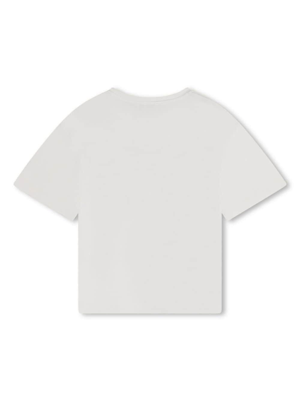 White T-shirt with logo