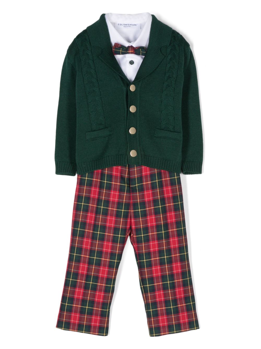 Completo tricolore per neonato MN4077923928A 30 Colorichiari Kids 