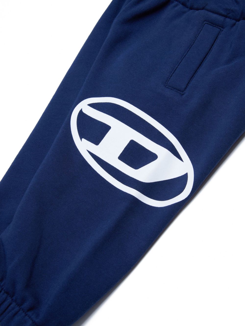 Pantalone per neonato in cotone blu K00506KYAVF K8AT Diesel Kids 