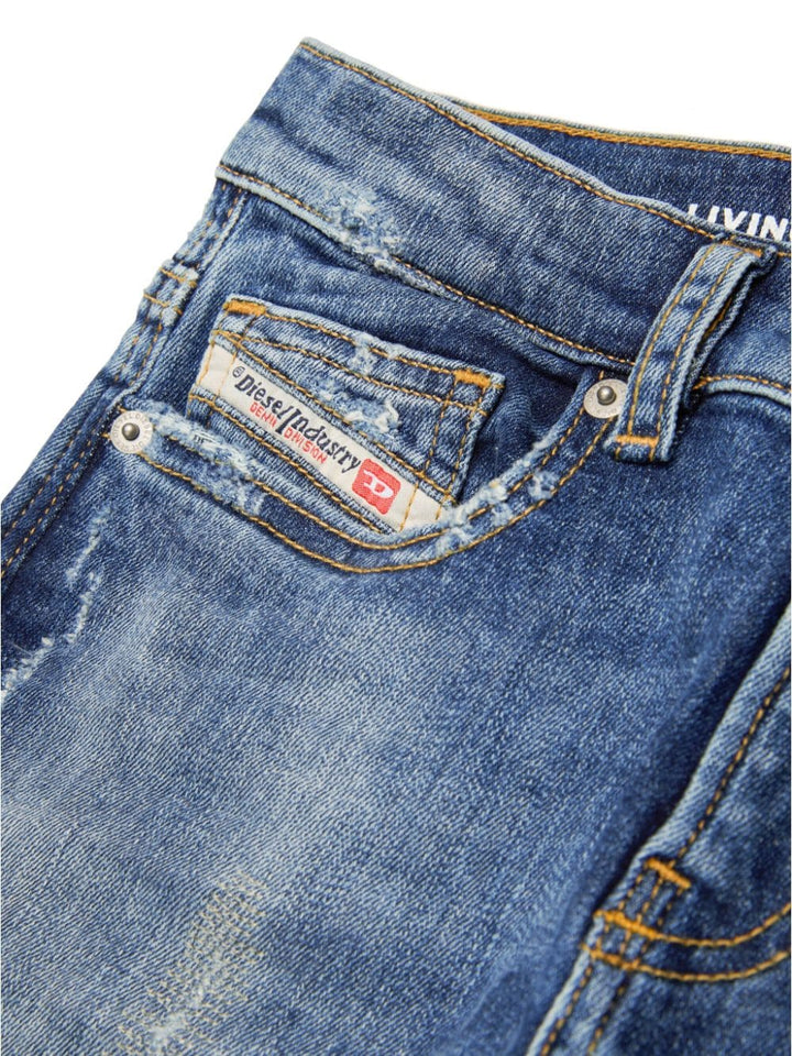 Jeans per bambino in cotone blu