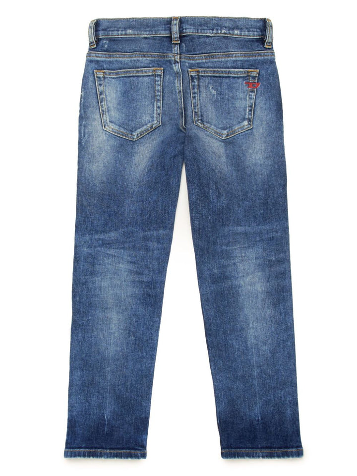 Jeans per bambino in cotone blu