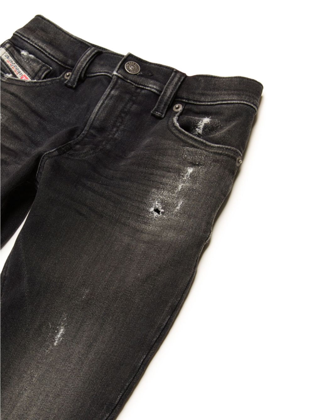 Jeans per bambino in denim nero
