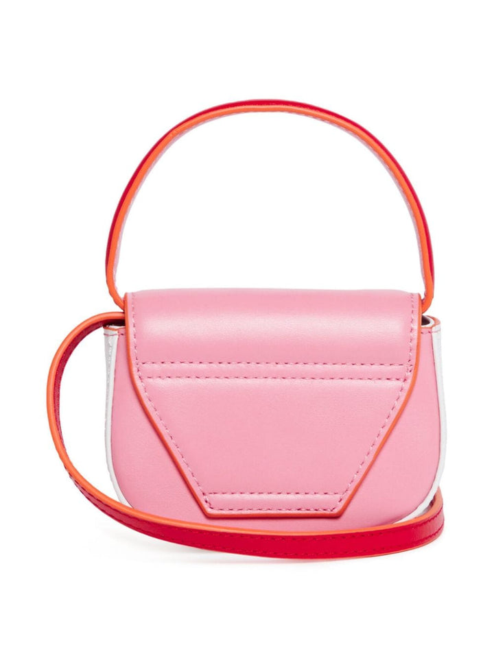 Borsa rosa per bambina con logo