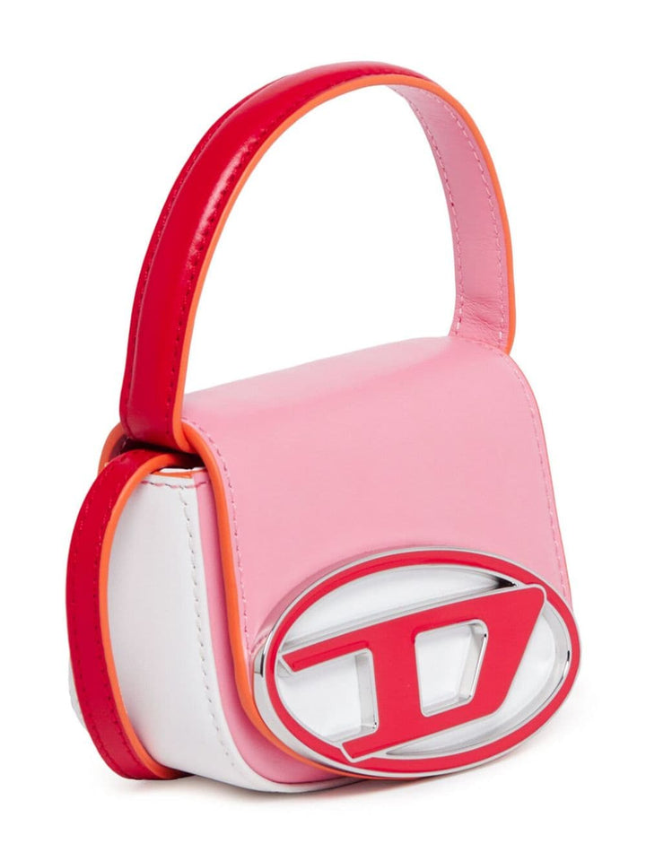 Borsa rosa per bambina con logo