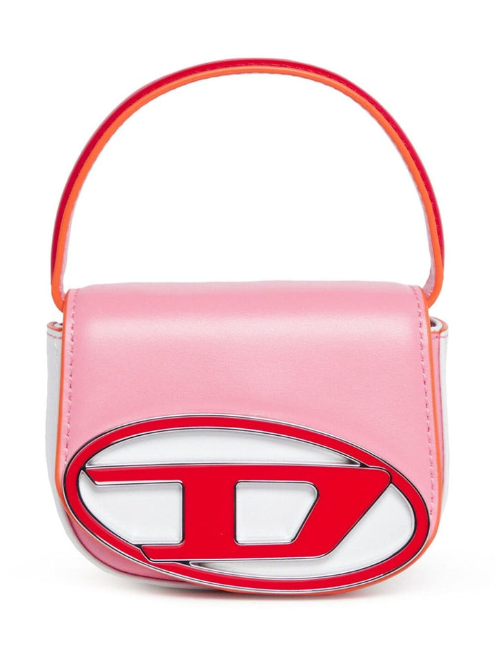 Borsa rosa per bambina con logo