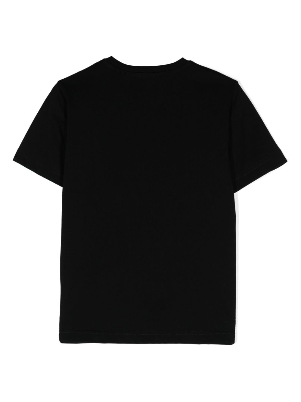 Black t-shirt for boys with logo