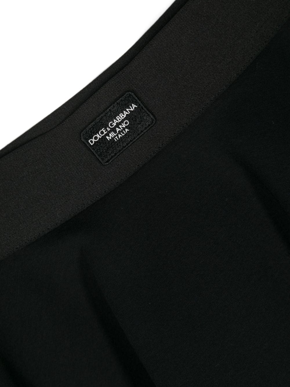 Gonna per bambina in cotone nera L54I67G7M7I N0000 Dolce & Gabbana Kids 