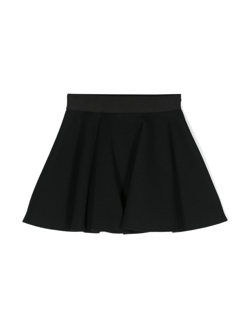 Gonna per bambina in cotone nera L54I67G7M7I N0000 Dolce & Gabbana Kids 