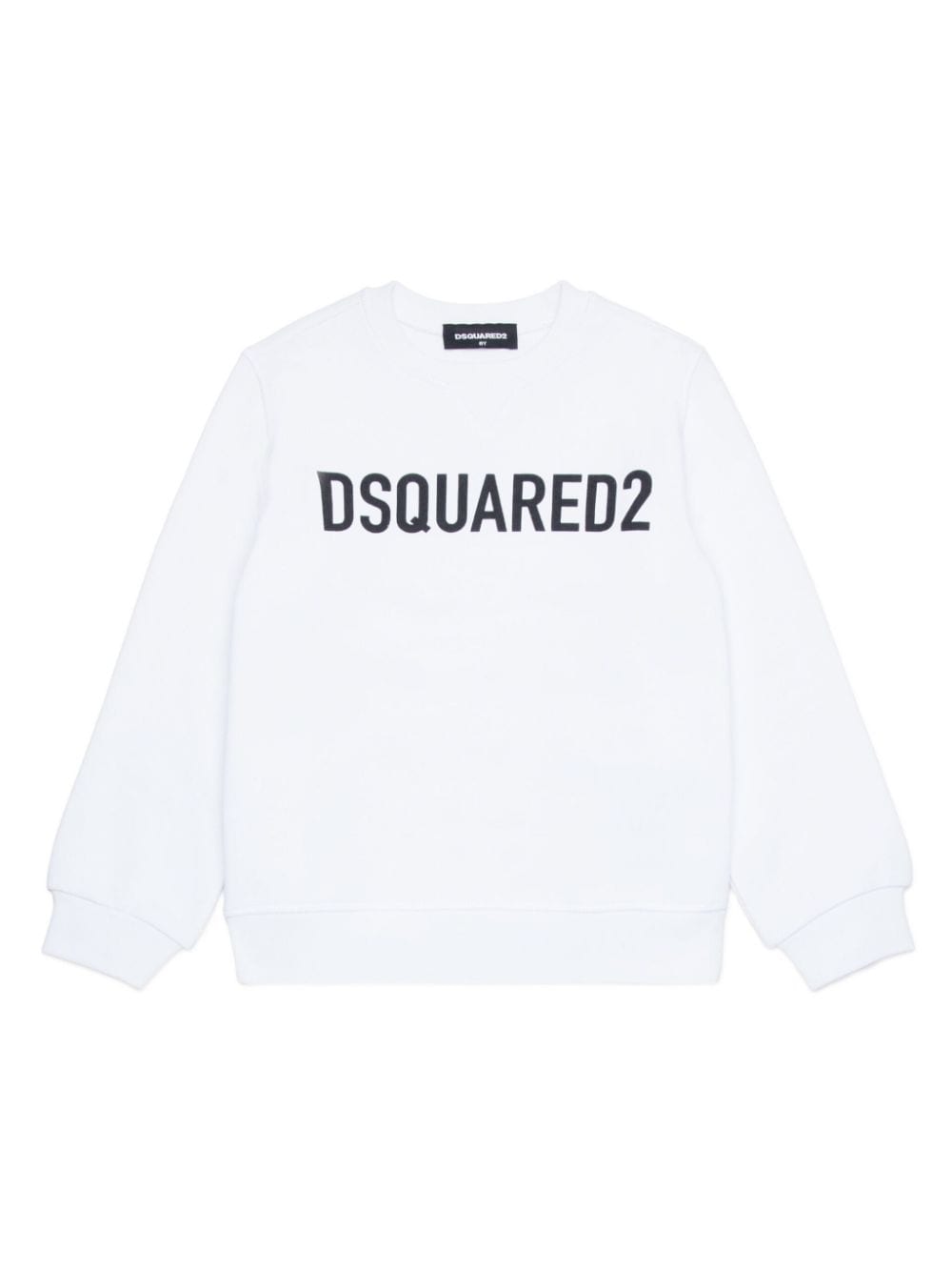 Felpa bianca per bambino con logo DQ2009D0A4D DQ100 Dsquared2 Kids 