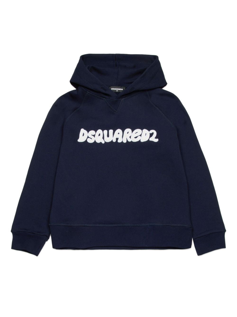 Felpa blu navy per bambino con logo DQ2610D0094 DQ851 Dsquared2 Kids 