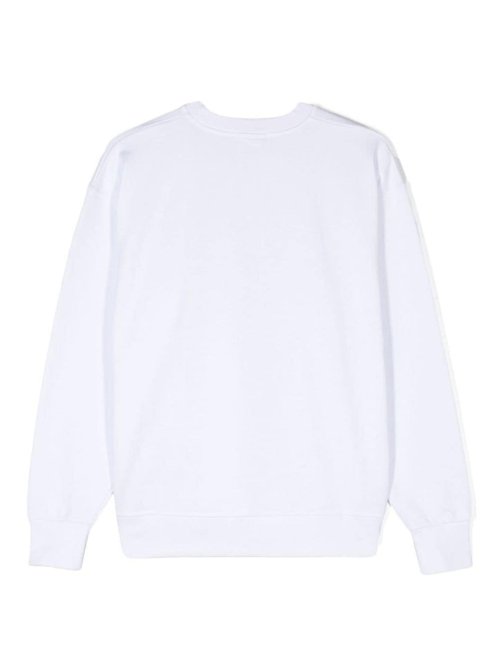 Felpa bianca per bambino DQ2628D003G DQ100 Dsquared2 Kids 