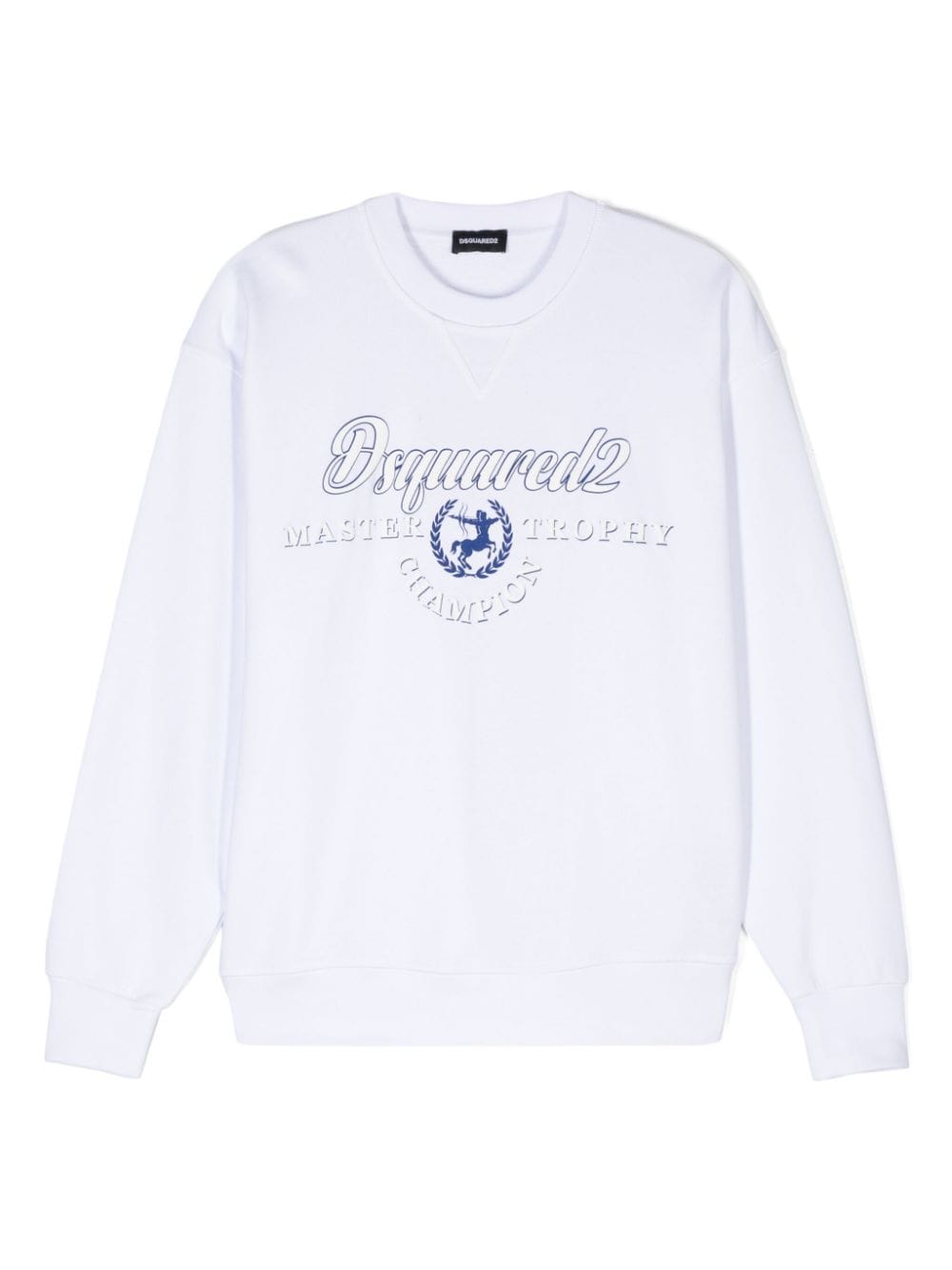 Felpa bianca per bambino DQ2628D003G DQ100 Dsquared2 Kids 