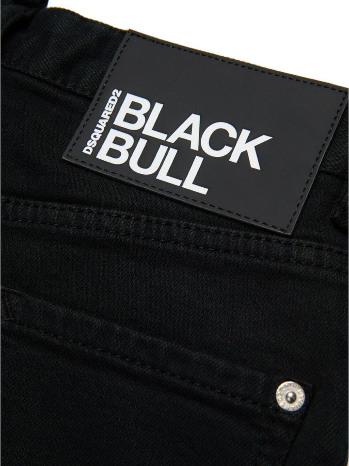 Jeans per bambino in cotone nero DQ2637D0A4E DQ900 Dsquared2 Kids 