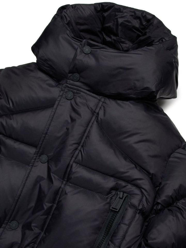 Giubbotto nero per bambino DQ2663D0ABC DQ900 Dsquared2 Kids 