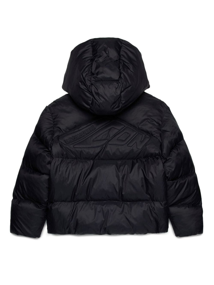 Giubbotto nero per bambino DQ2663D0ABC DQ900 Dsquared2 Kids 