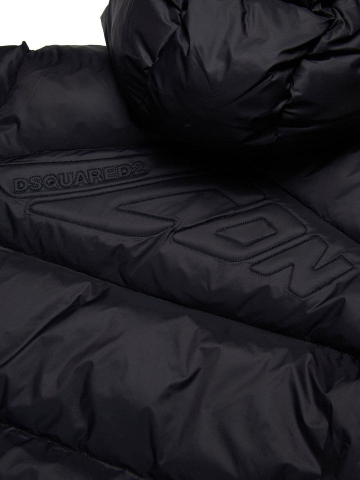 Giubbotto nero per bambino DQ2663D0ABC DQ900 Dsquared2 Kids 