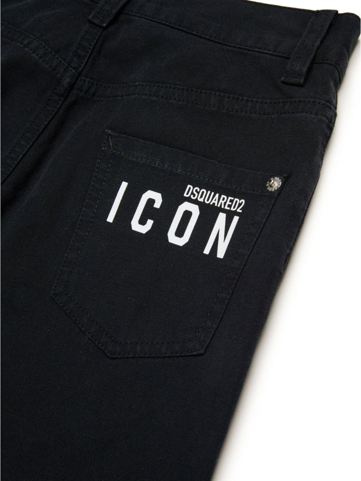 Jeans nero per bambino DQ2672D0ABF DQ900 Dsquared2 Kids 
