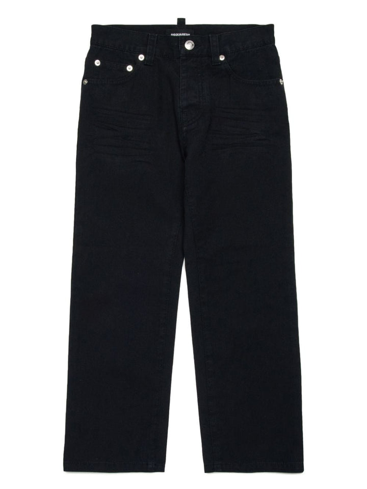 Jeans nero per bambino DQ2672D0ABF DQ900 Dsquared2 Kids 