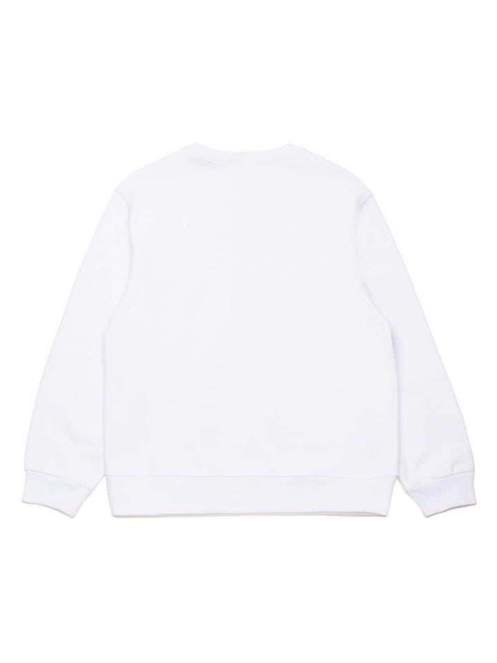 White sweatshirt for children