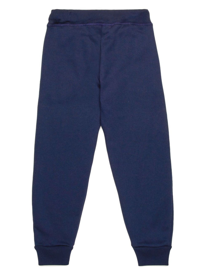 Pantalone blu navy per bambino con logo