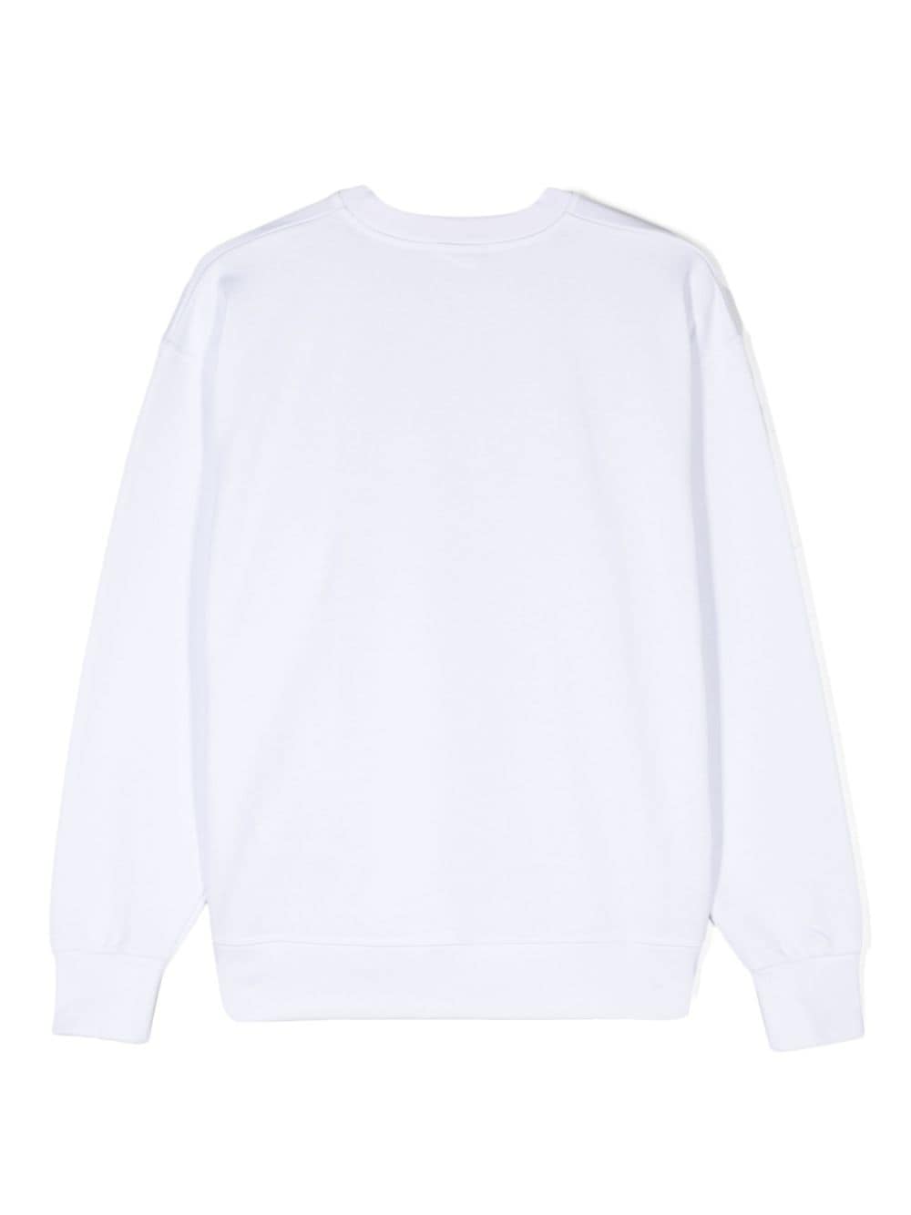 White sweatshirt for children