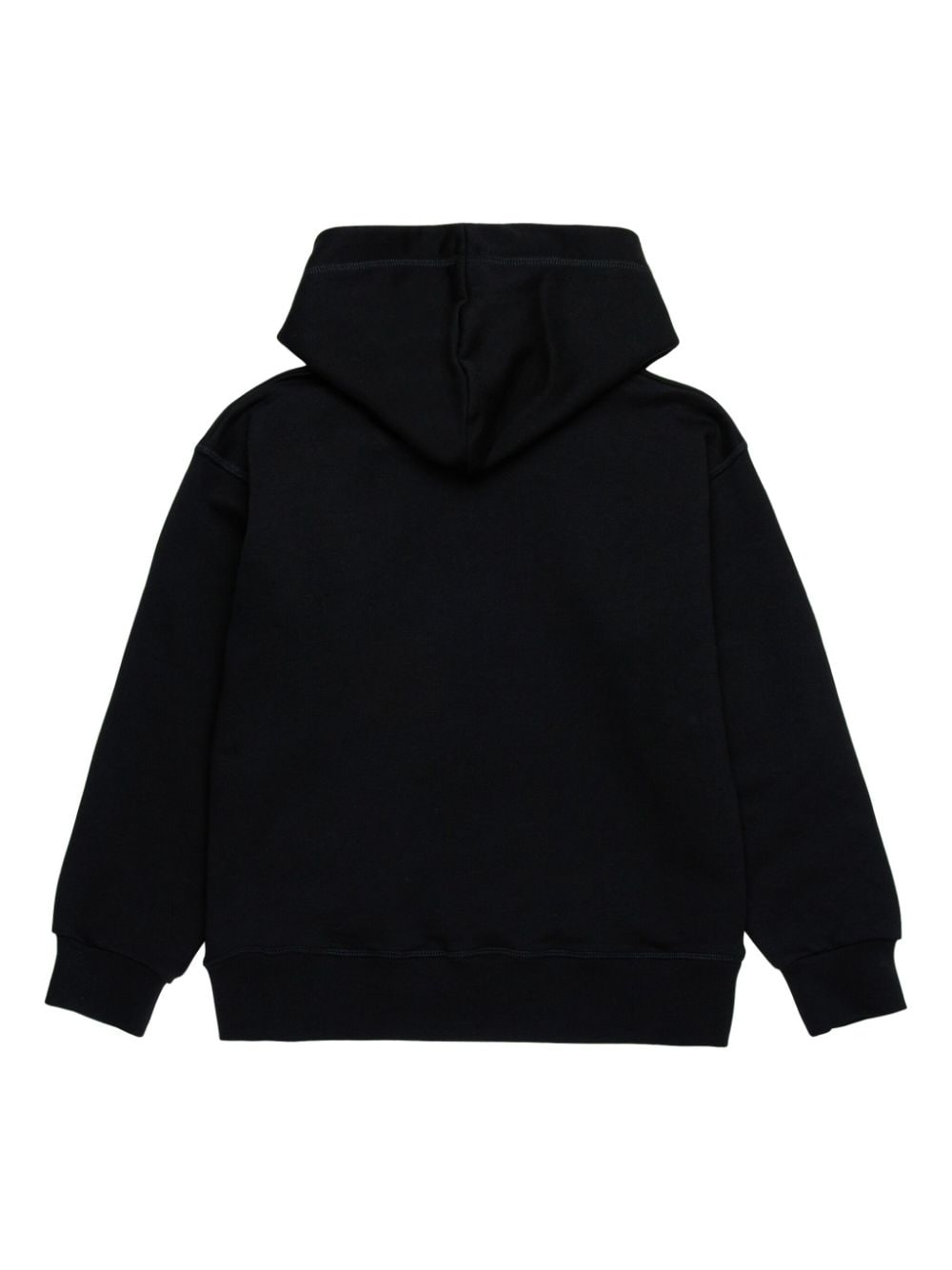 Black sweatshirt for kids with Icon logo