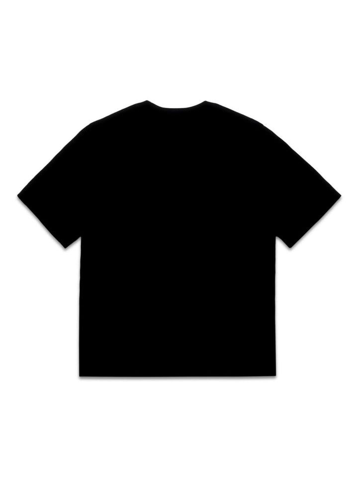 Black T-shirt for kids with Icon logo