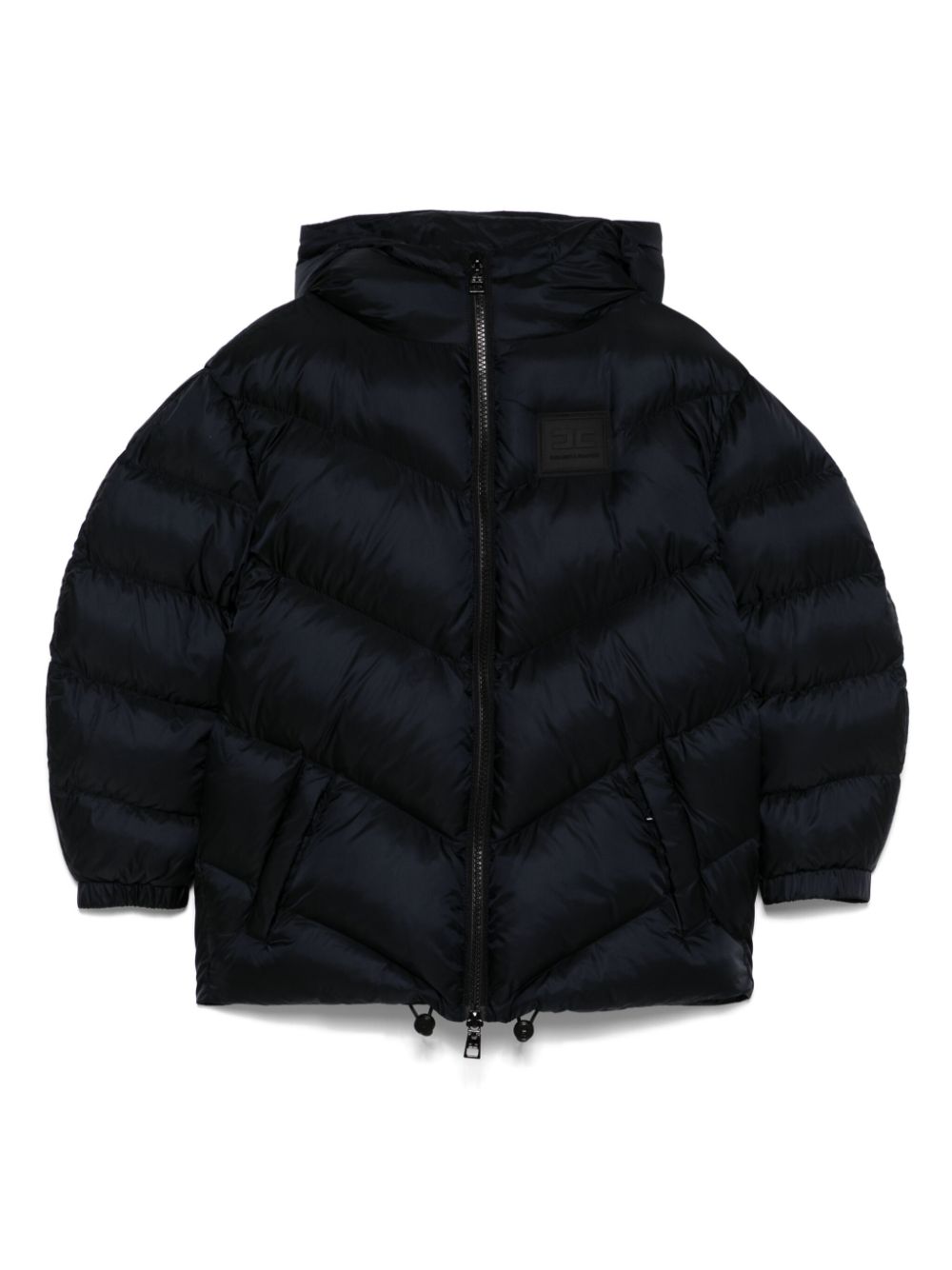 Giubbotto nero per bambina EFGB120CNY013 N000 Elisabetta Franchi Kids 