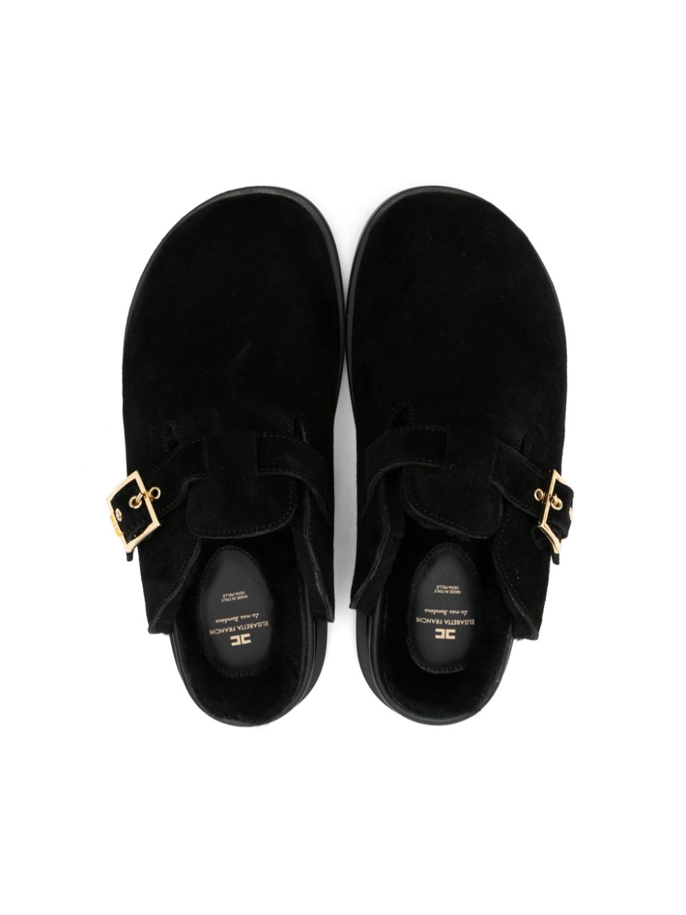 Scarpe nera per bambina F4A1E01700446 999 Elisabetta Franchi Kids 