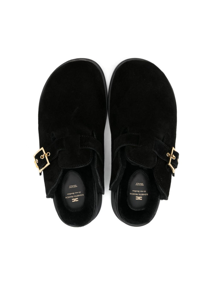 Scarpe nera per bambina F4A1E01700446 999 Elisabetta Franchi Kids 