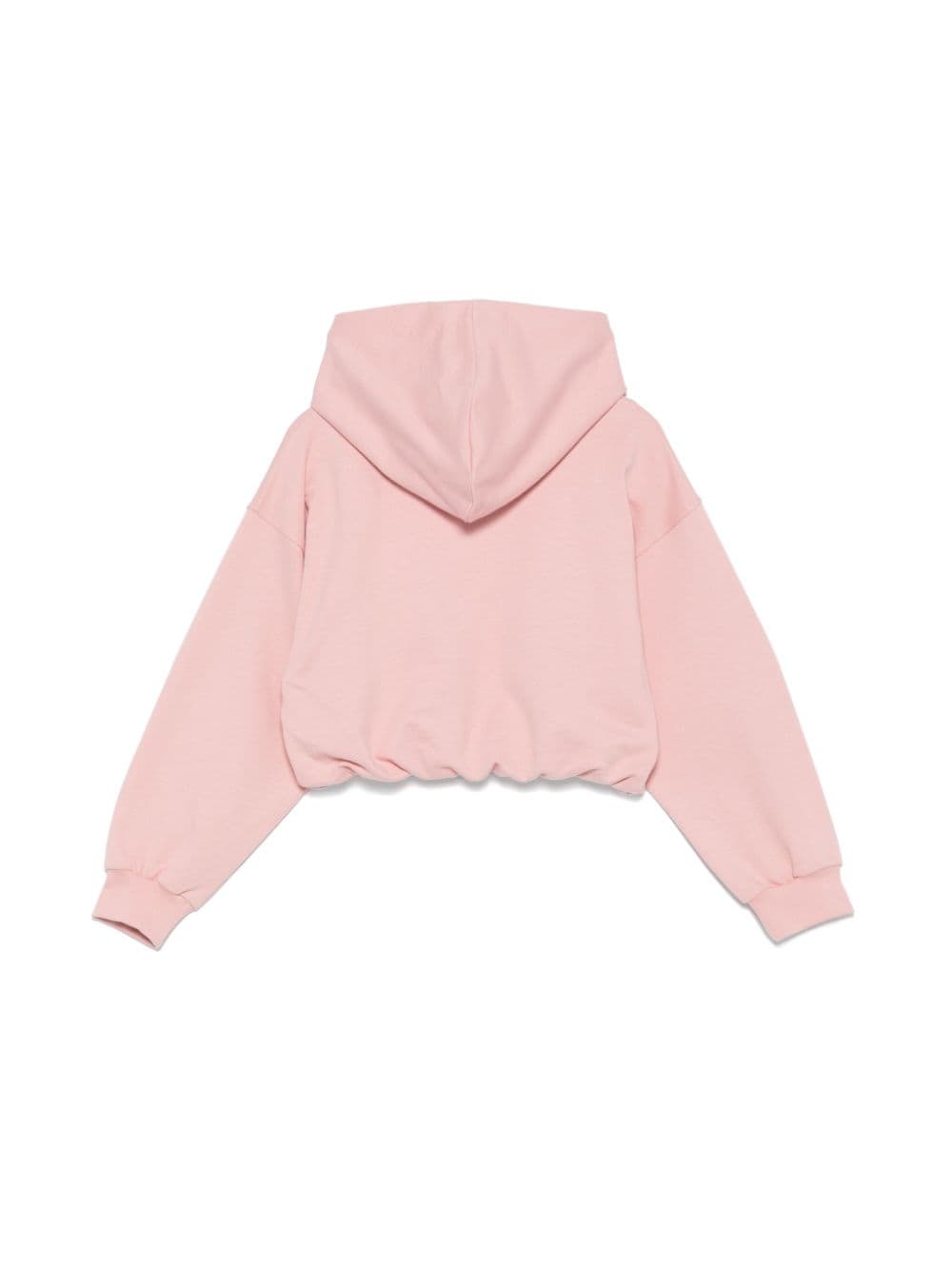 Pink sweatshirt for girls with logo