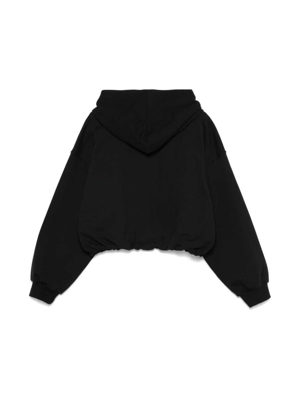 Black sweatshirt for girls with logo