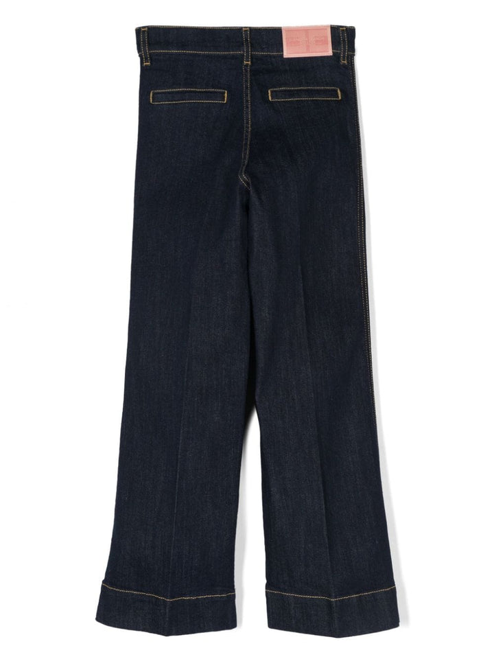 Dark blue jeans for girls