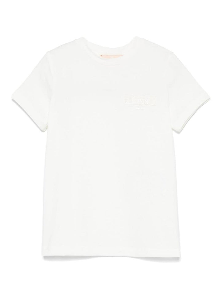 White t-shirt for girls with logo