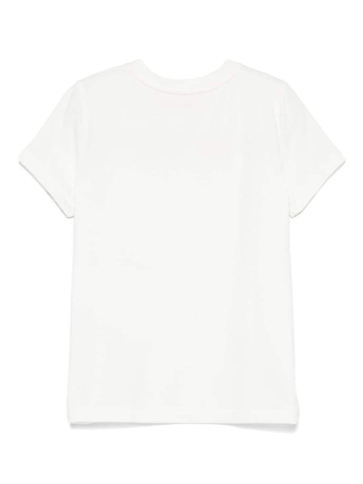 White t-shirt for girls with logo