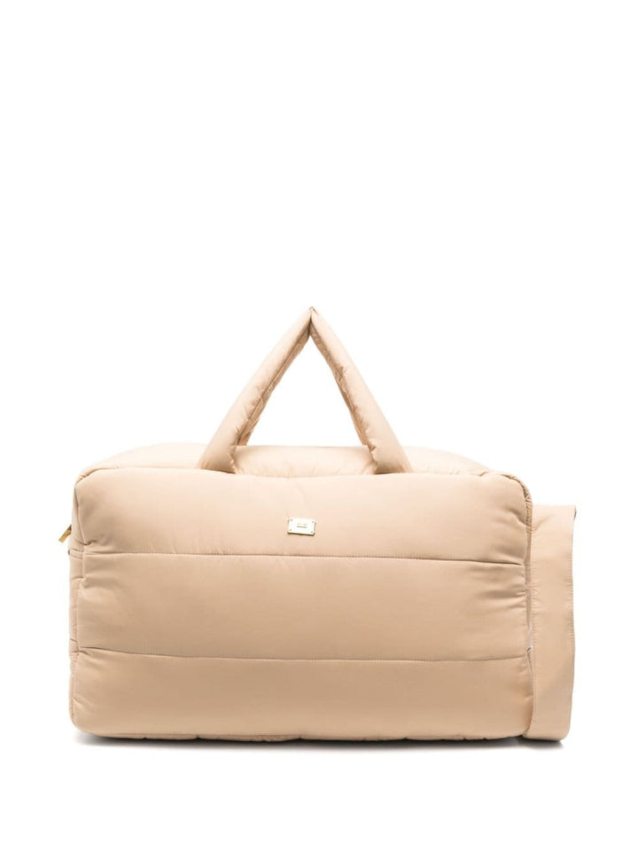 Camel mommy bag with logo