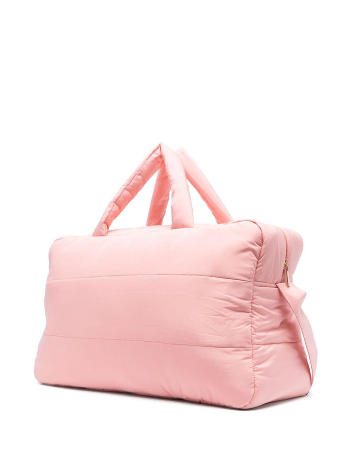 Pink mum bag with logo