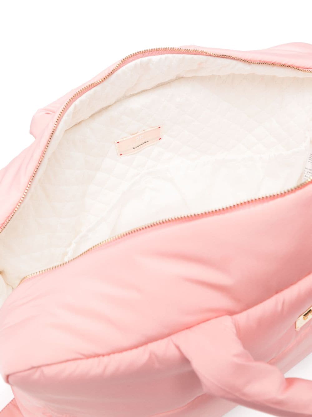 Pink mum bag with logo