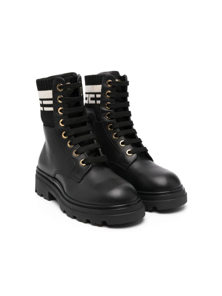 Black boots for girls