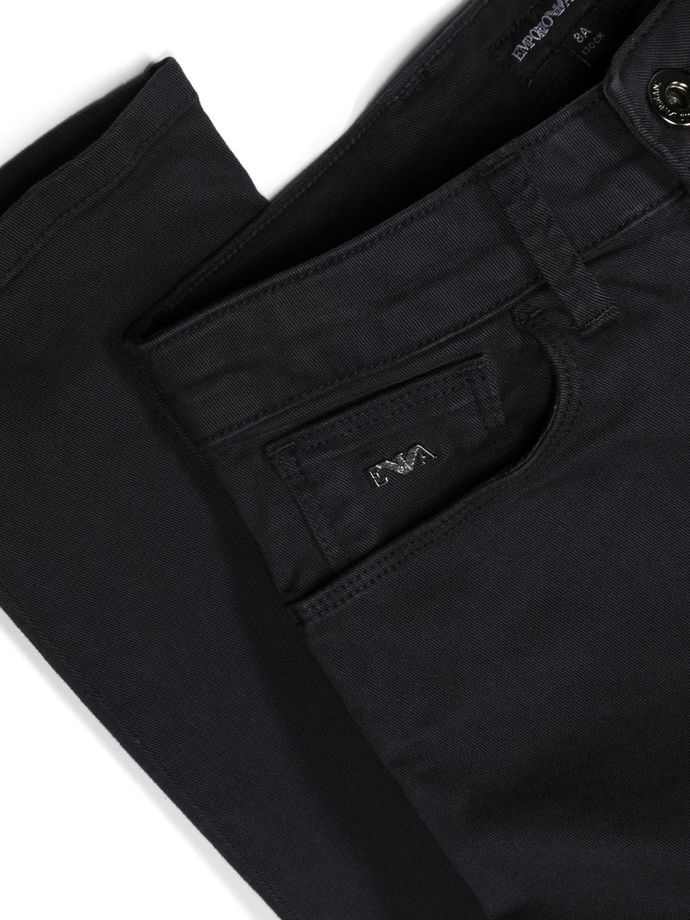 Jeans per bambina in cotone blu 8N4J064N7AZ 0920 Emporio Armani Kids 